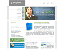 Tablet Screenshot of handymailer.com